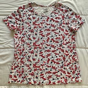 Time & Tru Floral T Shirt